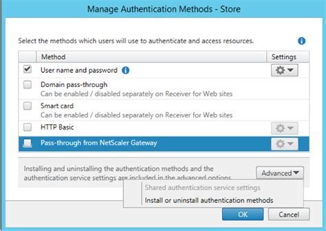 storefront 2.6 smart card authentication|citrix storefront authentication.